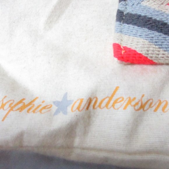 NEW NWT SOPHIE ANDERSON Kilim Serape Blanket Ethnic Tapestry Bag Clutch Purse - Picture 7 of 8